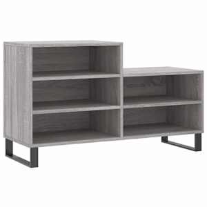 vidaXL kingakapp, hall Sonoma tamm, 102x36x60 cm, tehispuit