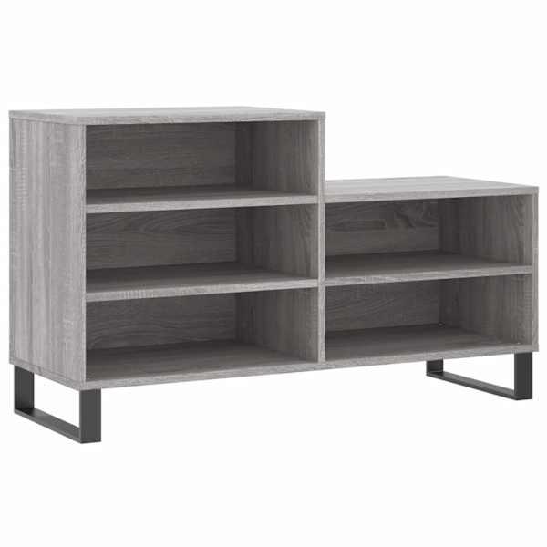 vidaXL kingakapp, hall Sonoma tamm, 102x36x60 cm, tehispuit