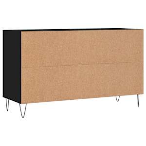 Botník černý 102x36x60 cm kompozitní dřevo - obrázek 6