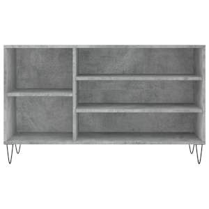 Botník betonově šedý 102x36x60 cm kompozitní dřevo - obrázek 4