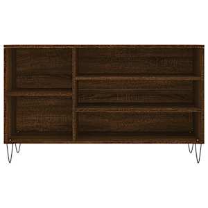 Botník hnědý dub 102x36x60 cm kompozitní dřevo - obrázek 4
