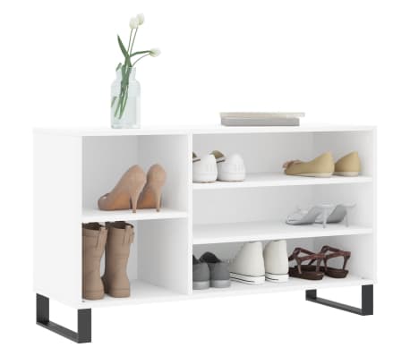 vidaXL Ormarić za cipele bijeli 102 x 36 x 60 cm od konstruiranog drva