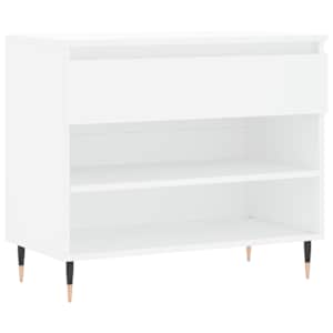 vidaXL jalatsikapp, valge, 70 x 36 x 60 cm, tehispuit