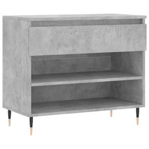 Botník betonově šedý 70x36x60 cm kompozitní dřevo - obrázek 2