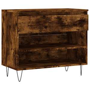 Botník kouřový dub 70x36x60 cm kompozitní dřevo - obrázek 2