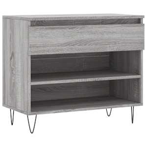 vidaXL kingakapp, hall Sonoma tamm, 70 x 36 x 60 cm, tehispuit