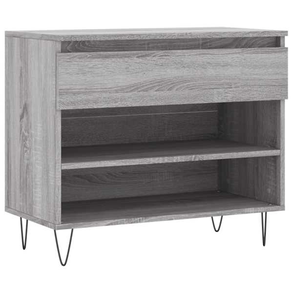 vidaXL kingakapp, hall Sonoma tamm, 70 x 36 x 60 cm, tehispuit