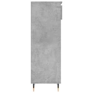 Botník betonově šedý 40x36x105 cm kompozitní dřevo - obrázek 7