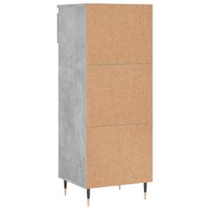 Botník betonově šedý 40x36x105 cm kompozitní dřevo - obrázek 8