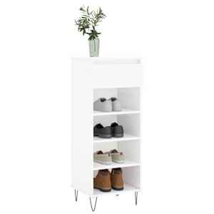 Botník bílý s vysokým leskem 40 x 36 x 105 cm kompozitní dřevo - obrázek 3