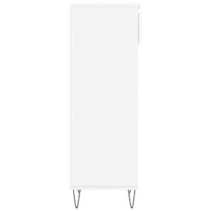 Botník bílý s vysokým leskem 40 x 36 x 105 cm kompozitní dřevo - obrázek 7