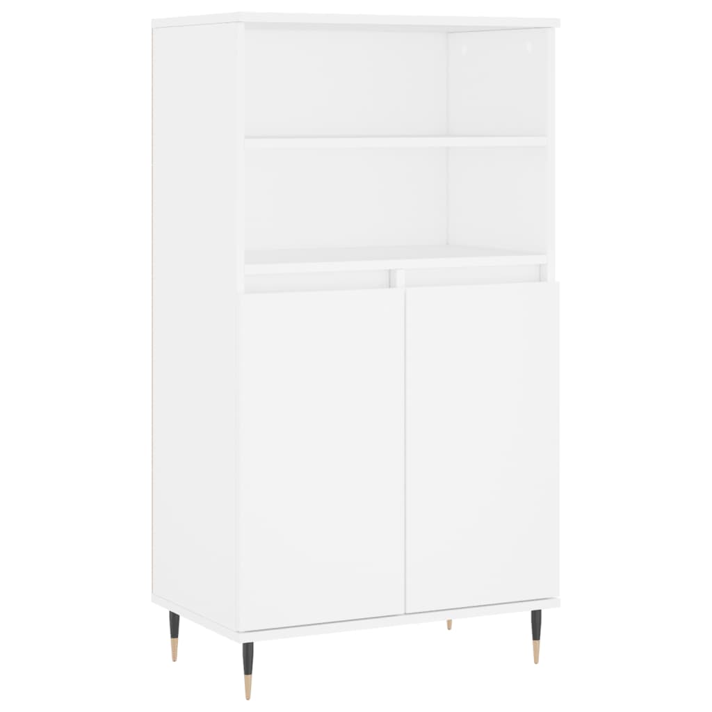 vidaXL Skříň highboard bílá 60 x 36 x 110 cm kompozitní dřevo