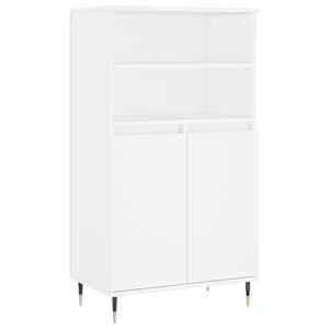 Skříň highboard bílá 60 x 36 x 110 cm kompozitní dřevo - obrázek 2