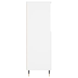 Skříň highboard bílá 60 x 36 x 110 cm kompozitní dřevo - obrázek 7