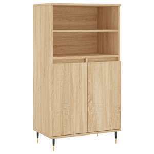 Skříň highboard dub sonoma 60 x 36 x 110 cm kompozitní dřevo - obrázek 2