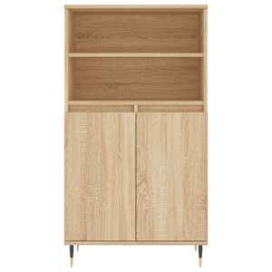 Skříň highboard dub sonoma 60 x 36 x 110 cm kompozitní dřevo - obrázek 5