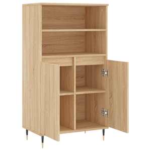 Skříň highboard dub sonoma 60 x 36 x 110 cm kompozitní dřevo - obrázek 6