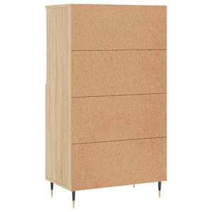 Skříň highboard dub sonoma 60 x 36 x 110 cm kompozitní dřevo - obrázek 8