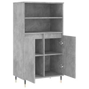 Skříň highboard betonově šedá 60 x 36 x 110 cm kompozitní dřevo - obrázek 5