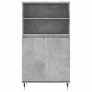 Skříň highboard betonově šedá 60 x 36 x 110 cm kompozitní dřevo - obrázek 6