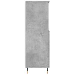 Skříň highboard betonově šedá 60 x 36 x 110 cm kompozitní dřevo - obrázek 7