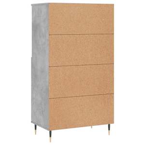 Skříň highboard betonově šedá 60 x 36 x 110 cm kompozitní dřevo - obrázek 8