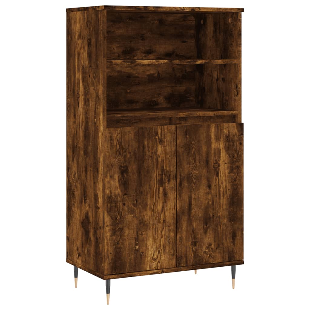 vidaXL Skříň highboard kouřový dub 60 x 36 x 110 cm kompozitní dřevo