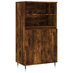 Skříň highboard kouřový dub 60 x 36 x 110 cm kompozitní dřevo - obrázek 2