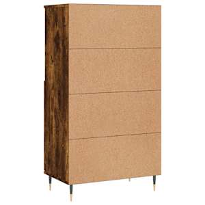 Skříň highboard kouřový dub 60 x 36 x 110 cm kompozitní dřevo - obrázek 8