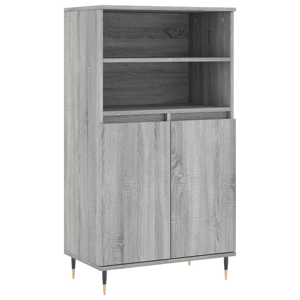 vidaXL SkĹ™Ă­Ĺ� highboard ĹˇedĂˇ sonoma 60 x 36 x 110 cm kompozitnĂ­ dĹ™evo