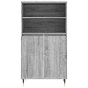Skříň highboard šedá sonoma 60 x 36 x 110 cm kompozitní dřevo - obrázek 6
