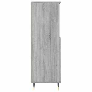 Skříň highboard šedá sonoma 60 x 36 x 110 cm kompozitní dřevo - obrázek 7