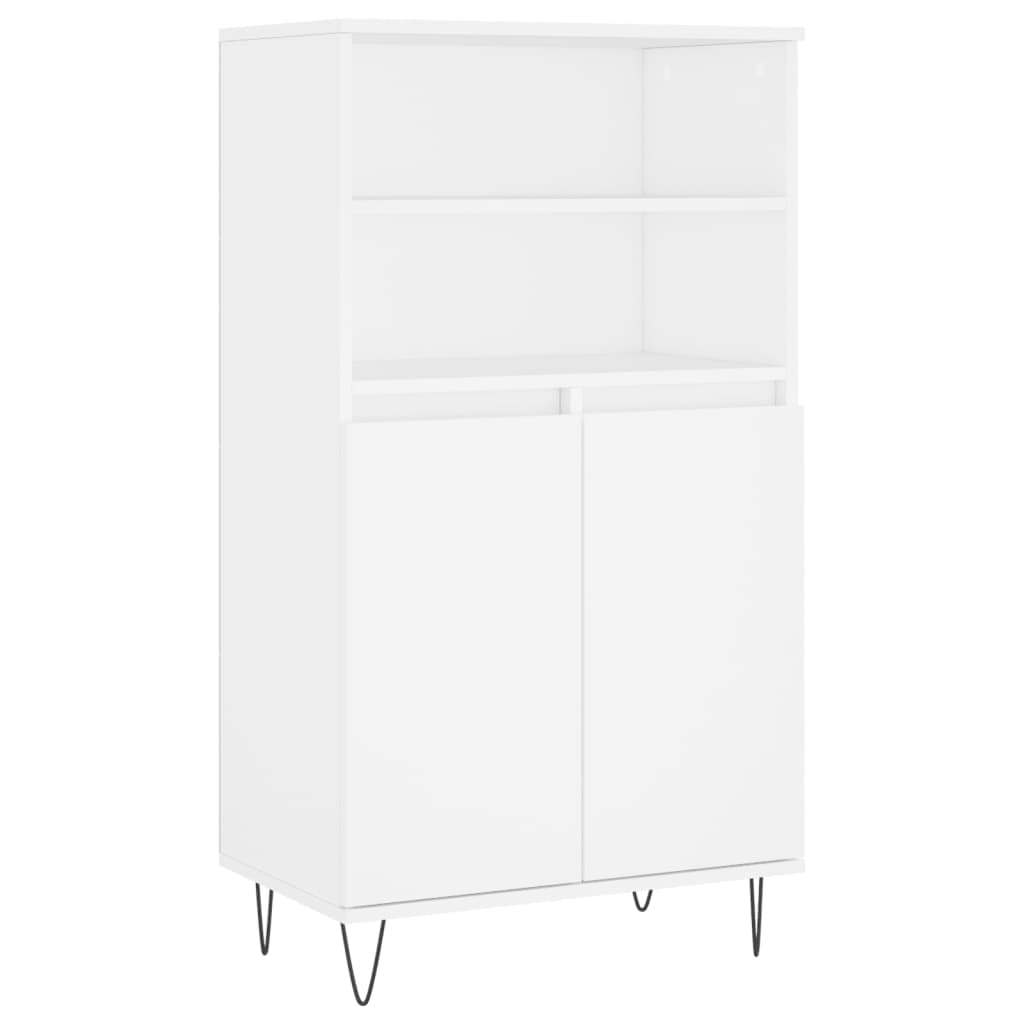 vidaXL Skříň highboard bílá 60 x 36 x 110 cm kompozitní dřevo