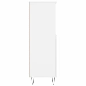 Skříň highboard bílá 60 x 36 x 110 cm kompozitní dřevo - obrázek 7