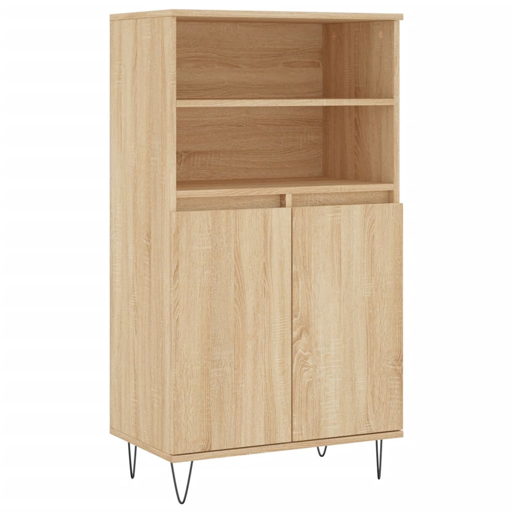 Thumbnail - vidaXL Highboard Sonoma-Eiche 60x36x110 cm Holzwerkstoff