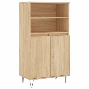 Skříň highboard dub sonoma 60 x 36 x 110 cm kompozitní dřevo - obrázek 2