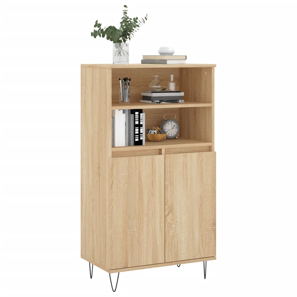 Thumbnail - vidaXL Highboard Sonoma-Eiche 60x36x110 cm Holzwerkstoff
