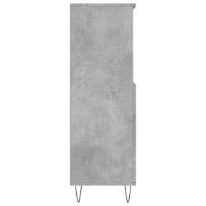 Skříň highboard betonově šedá 60 x 36 x 110 cm kompozitní dřevo - obrázek 7