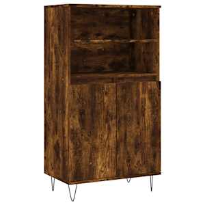 Skříň highboard kouřový dub 60 x 36 x 110 cm kompozitní dřevo - obrázek 2