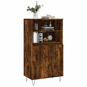 Skříň highboard kouřový dub 60 x 36 x 110 cm kompozitní dřevo - obrázek 3