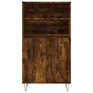 Skříň highboard kouřový dub 60 x 36 x 110 cm kompozitní dřevo - obrázek 6