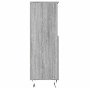 Skříň highboard šedá sonoma 60 x 36 x 110 cm kompozitní dřevo - obrázek 7