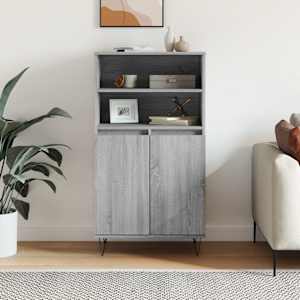 Skříň highboard šedá sonoma 60 x 36 x 110 cm kompozitní dřevo - obrázek 1
