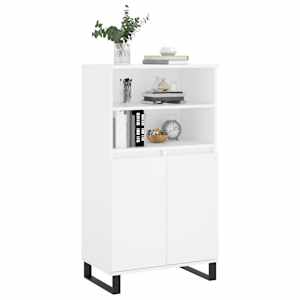 Skříň highboard bílá 60 x 36 x 110 cm kompozitní dřevo - obrázek 3