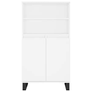 Skříň highboard bílá 60 x 36 x 110 cm kompozitní dřevo - obrázek 6