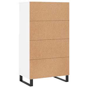 Skříň highboard bílá 60 x 36 x 110 cm kompozitní dřevo - obrázek 8