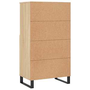 Skříň highboard dub sonoma 60 x 36 x 110 cm kompozitní dřevo - obrázek 8