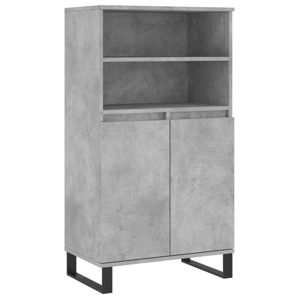 vidaXL Skříň highboard betonově šedá 60 x 36 x 110 cm kompozitní dřevo