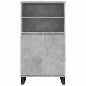 Skříň highboard betonově šedá 60 x 36 x 110 cm kompozitní dřevo - obrázek 6