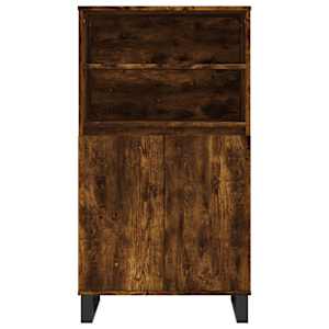 Skříň highboard kouřový dub 60 x 36 x 110 cm kompozitní dřevo - obrázek 6